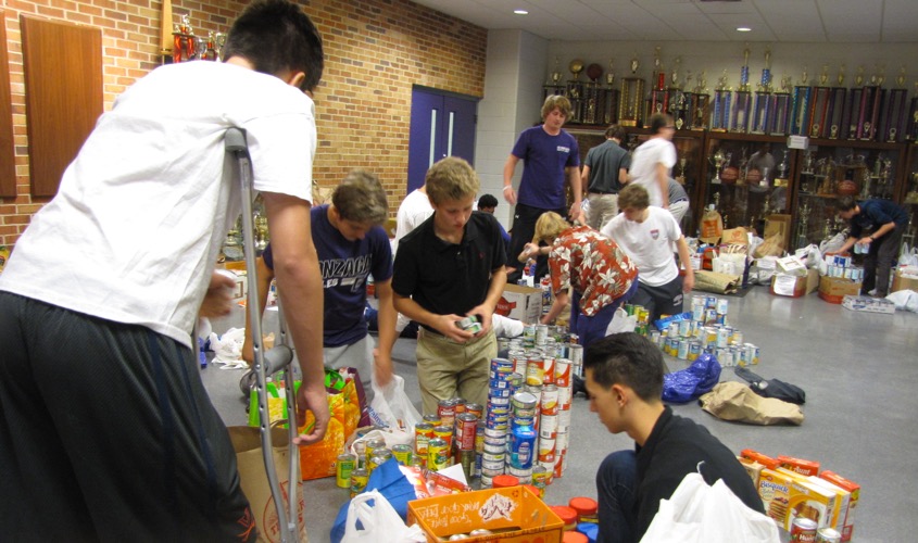 Gonzaga Canned Food Drive Supports the Food Pantry